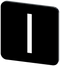 SIEMENS 3SU1900-0AF16-0QB0 Labeling plate 22x22 mm, black label, icon: I*