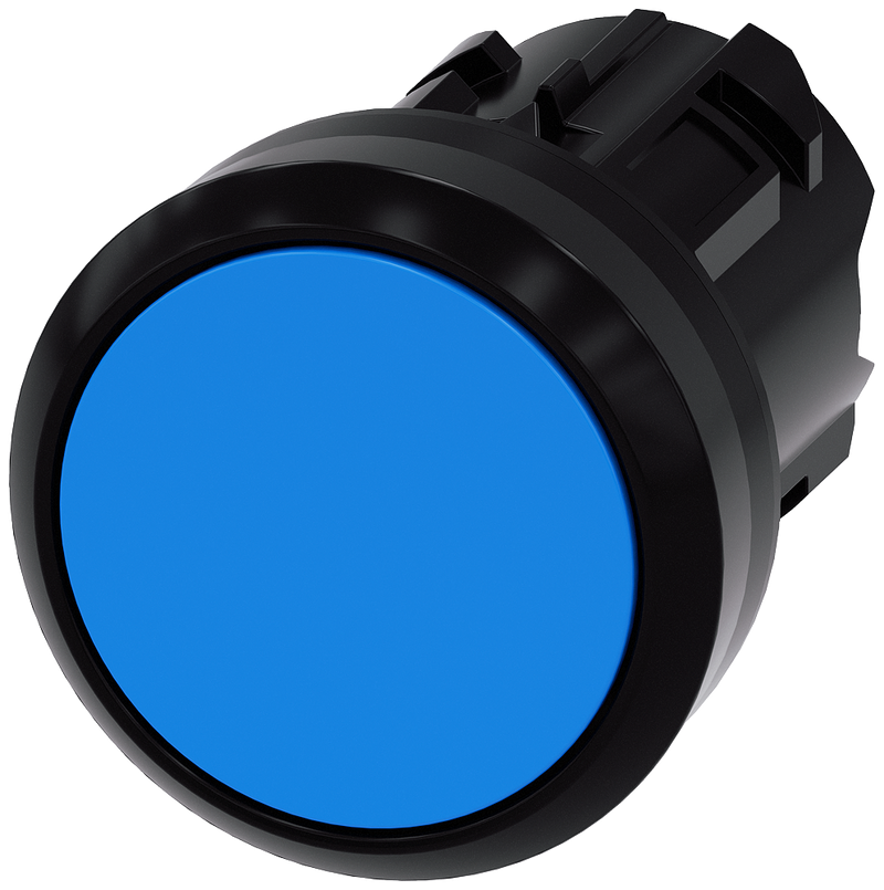 SIEMENS 3SU1000-0AB50-0AA0 Pushbutton, 22 mm, round, plastic, blue, button
