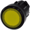 SIEMENS 3SU1001-0AA30-0AA0 Pushbutton, illuminated, 22 mm, round, plastic, yellow, button