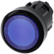SIEMENS 3SU1001-0AA50-0AA0 Pushbutton, illuminated, 22 mm, round, plastic, blue, button