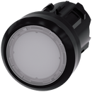 SIEMENS 3SU1001-0AB60-0AA0 Pushbutton, illuminated, 22 mm, round, plastic, white, button