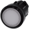 SIEMENS 3SU1001-0AB60-0AA0 Pushbutton, illuminated, 22 mm, round, plastic, white, button
