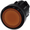 SIEMENS 3SU1001-0AB00-0AA0 Pushbutton, illuminated, 22 mm, round, plastic, amber, button