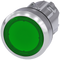 SIEMENS 3SU1051-0AA40-0AA0 Pushbutton, illuminated, 22 mm, round, metal, high gloss, green, button