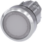 SIEMENS 3SU1051-0AA60-0AA0 Pushbutton, illuminated, 22 mm, round, metal, high gloss, white, button