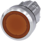 SIEMENS 3SU1051-0AB00-0AA0 Pushbutton, illuminated, 22 mm, round, metal, high gloss, amber, button