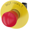 SIEMENS 3SU1150-1HB20-3CH0 Emergency stop mushroom pushbutton, 22 mm, round, metal, high gloss, red, 1 NC