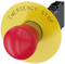 SIEMENS 3SU1150-1HA20-1FG0 Emergency stop mushroom pushbutton, 22 mm, round, metal, high gloss, red, 1 NO + 1 NC