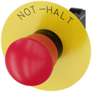 SIEMENS 3SU1100-1HB20-3CH0 Emergency stop mushroom pushbutton, 22 mm, round, plastic, red, 1 NC