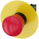 SIEMENS 3SU1100-1HB20-1CF0 Emergency stop mushroom pushbutton, 22 mm, round, plastic, red, 1 NC