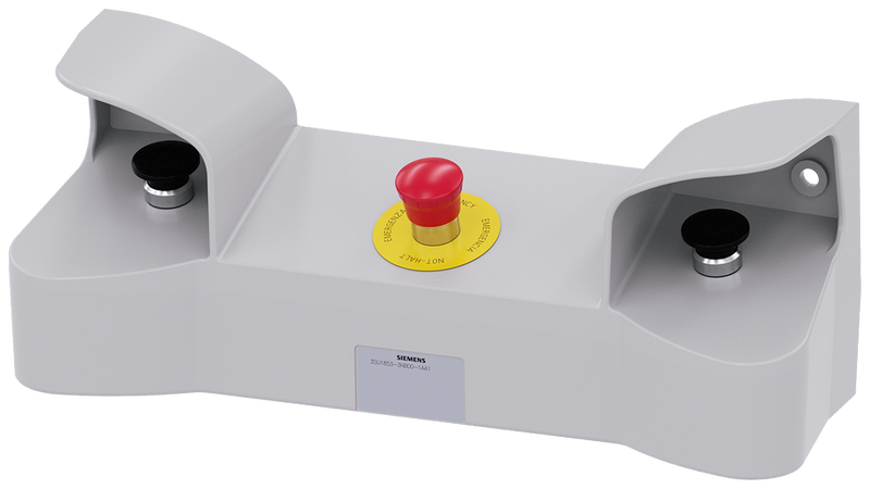 SIEMENS 3SU1853-3NB00-1AA1 Two-hand operation console for command devices, 22 mm, round