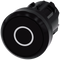 SIEMENS 3SU1000-0AB10-0AD0 Pushbutton, 22 mm, round, plastic, black, labeling: O, button