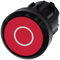 SIEMENS 3SU1000-0AB20-0AD0 Pushbutton, 22 mm, round, plastic, red, labeling: O, button