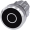 SIEMENS 3SU1050-0AB10-0AD0 Pushbutton, 22 mm, round, metal, high gloss, black, labeling: O, button