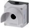 SIEMENS 3SU1851-0AA00-0AC1 Enclosure for command devices, 22 mm, round, metal, gray, 1 command point