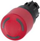 SIEMENS 3SU1001-1GB20-0AA0 Emergency stop mushroom pushbutton, illuminated, 22 mm, round, plastic, red, 30 mm