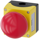 SIEMENS 3SU1801-2NG00-2AA2 Enclosure for command devices 22 mm round plastic enclosure top part yellow