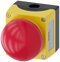 SIEMENS 3SU1801-2NG00-2AA2 Enclosure for command devices 22 mm round plastic enclosure top part yellow