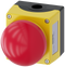 SIEMENS 3SU1851-2NG00-2AA2 Enclosure for command devices 22 mm round, enclosure material metal enclosure top part yellow
