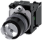 SIEMENS 3SU1130-4BF11-1BA0 Key-operated switch RONIS, 22 mm, round, metal front ring, key removal O+I