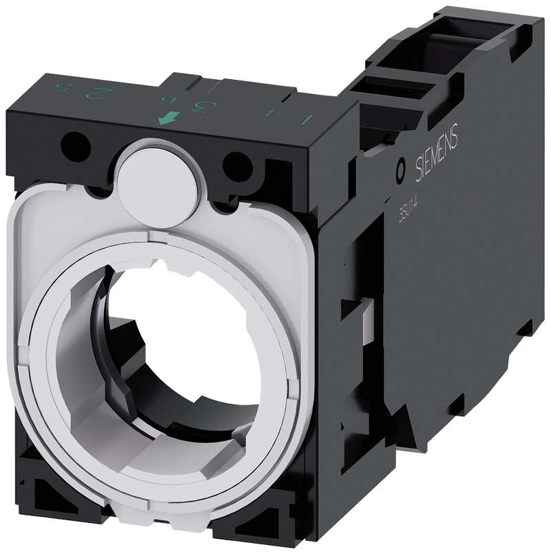 SIEMENS 3SU1500-1AA10-1FA0 Holder for 3 modules, 1 NO + 1 NC