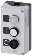 SIEMENS 3SU1803-0AC00-2AB1 Enclosure for command devices, 22 mm, round, button white