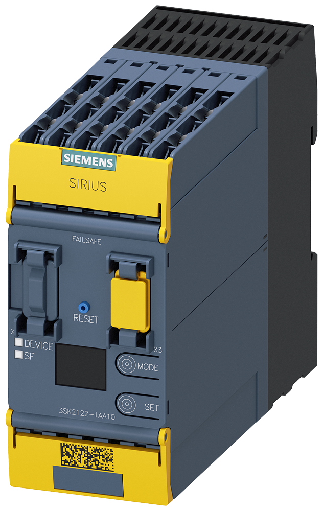 SIEMENS 3SK21221AA10 SIRIUS safety relay basic unit 3SK2, 20 F-DI, 4 F-DQ, 2 DQ, 24 V DC