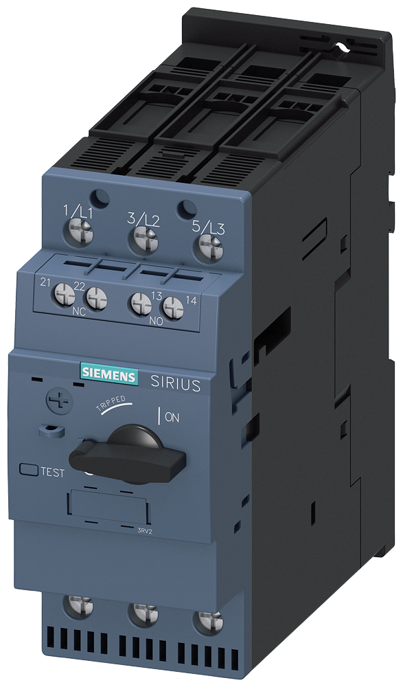 SIEMENS 3RV2031-4XA15 Circuit breaker, S2, motor protection, Class 10, A-release 49-59 A, short-circuit release 845 A
