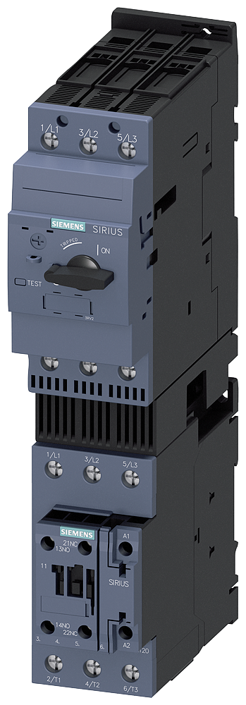 SIEMENS 3RA2130-4XA37-0NB3 Load feeder, direct starter, S2, 49-59 A, 20-33 V AC/DC, 100 kA