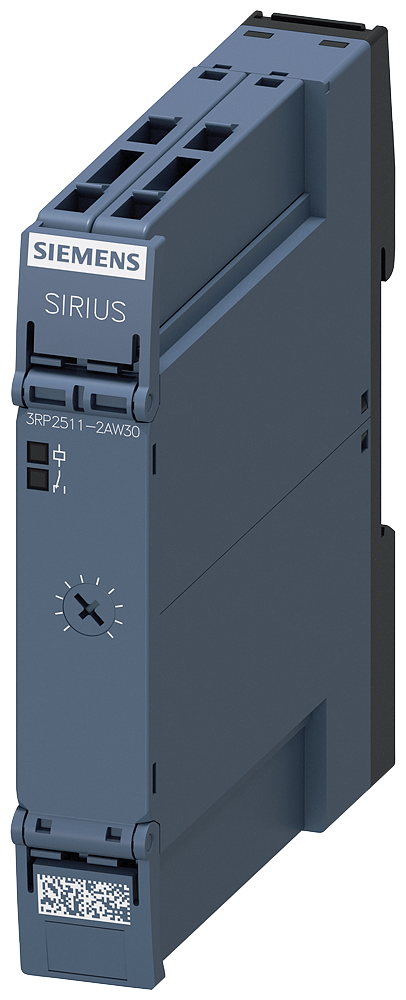 SIEMENS 3RP2511-2AW30 Timing relay, ON-delay, 1 CO, 1 time range 0.5-10s, 12-240 V AC/DC
