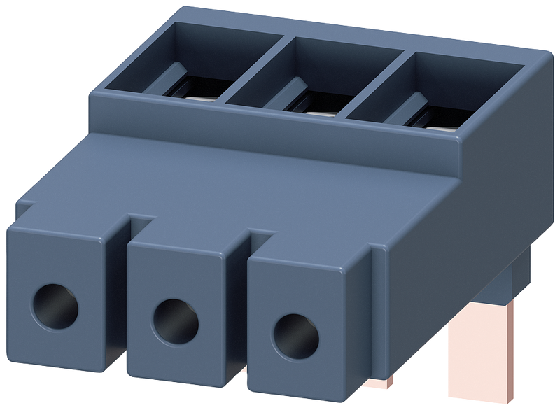 SIEMENS 3RV1935-5A 3-phase feed-in terminal, S2 for 3-ph. busbar, connection from above