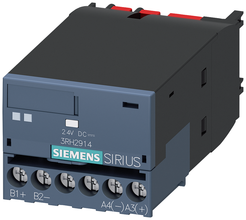 SIEMENS 3RH2914-1GP11 Coupling link for mounting on 3RT2 contactors, S00-S3, 24 V DC, screw terminal