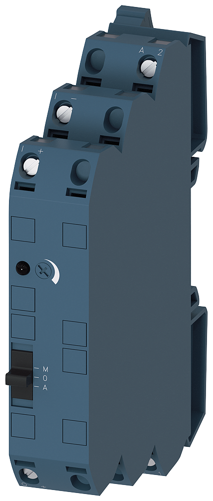 SIEMENS 3RS7025-1FW00 Signal converter 24 V AC/DC, 3-way on: 0-10 V, 0/4-20 mA off: 0-10 V, 0/4-20 mA