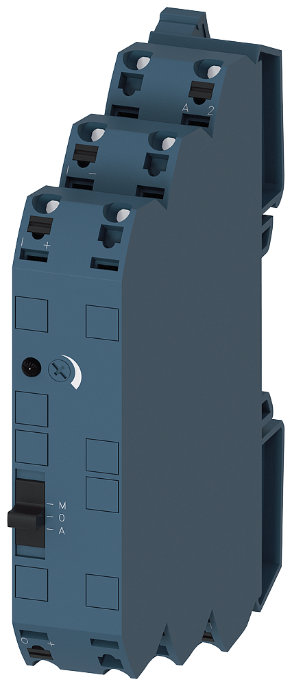 SIEMENS 3RS7025-2FW00 Signal converter 24 V AC/DC, 3-way on: 0-10 V, 0/4-20 mA off: 0-10 V, 0/4-20 mA