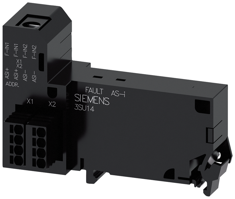 SIEMENS 3SU1400-2EA10-6AA0 AS-Interface module, 2 safe inputs, black