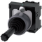 SIEMENS 3SU1130-7BB10-1NA0 Coordinate switch, 22 mm, round, metal front ring, black, vertical latching