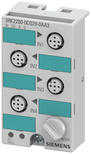 SIEMENS 3RK2200-0CQ20-0AA3 AS-i compact module K45, A/B slave, IP67, digital, 4x1 input, max. 200 mA, PNP