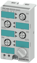 SIEMENS 3RK2400-0GQ20-0AA3 AS-i compact module K45, A/B slave (Spec. 3.0), IP67 digital, 4X (1 DI/1 DQ)