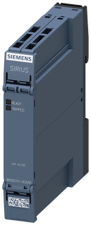 SIEMENS 3RN2010-2CA30 Thermistor motor protection relay, standard, spring-type terminal, 1 NO, 1 NC, 24 V AC/DC