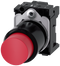 SIEMENS 3SU1200-0FB20-0AA0 Pushbutton with extended stroke (12 mm), 22 mm, round, plastic, red
