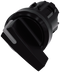 SIEMENS 3SU1002-2CF10-0AA0 Toggle switch illuminable, 22 mm, round, plastic, black, knob long