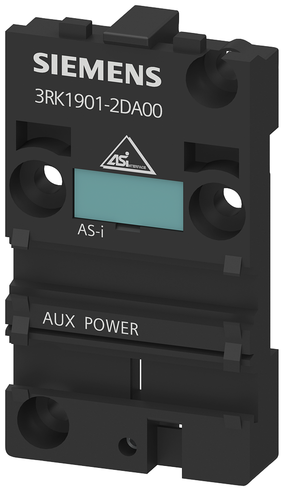 SIEMENS 3RK1901-2DA00 AS-i mounting pl. K45 for DIN rail mounting 1xAS-i cable (yellow) 1xAS-i cable