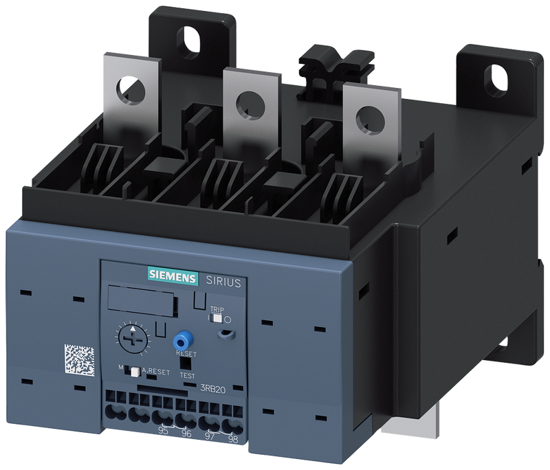 SIEMENS 3RB2056-1FF2 Overload relay, 50-200 A, for motor protection, S6, Class 10, Manual-Automatic-Reset