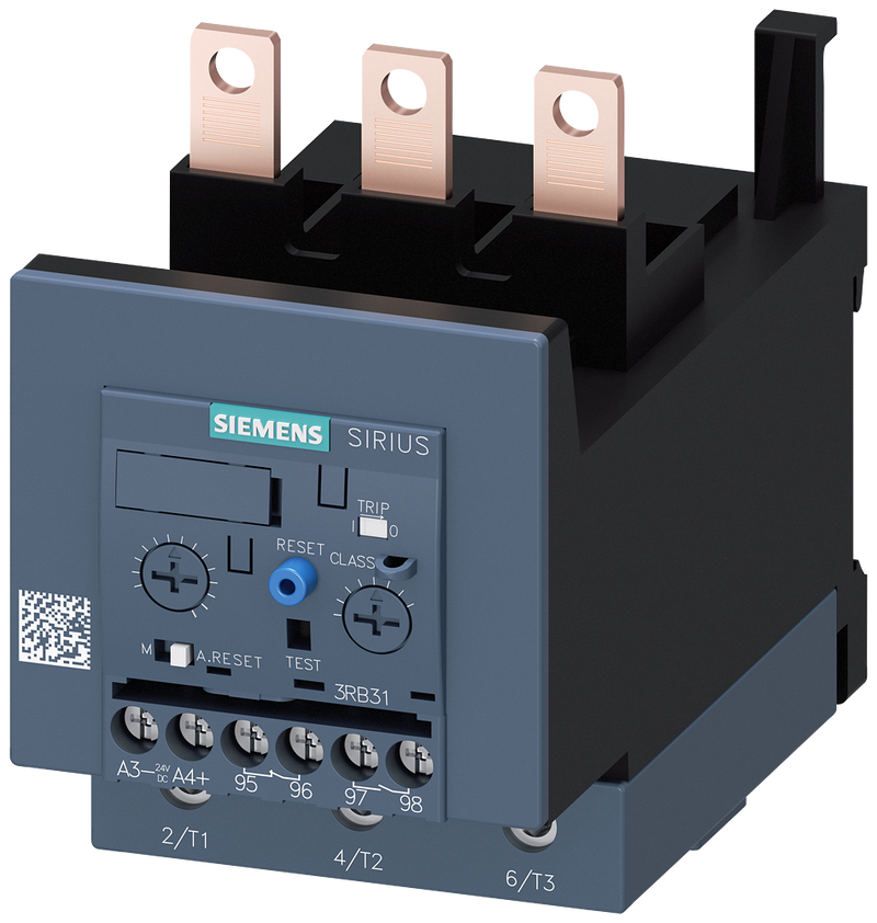 SIEMENS 3RB3143-4UB0 Overload relay, 12.5-50 A, for motor protection, S3, Class 5E-30E, contactor mounting