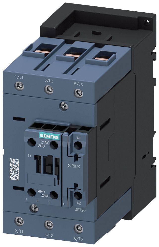 SIEMENS 3RT2045-1AF00 Contactor, AC-3e, 80 A/37 kW/400 V, 3-pole, 110 V AC/50 Hz, 1 NO+1 NC, screw terminal