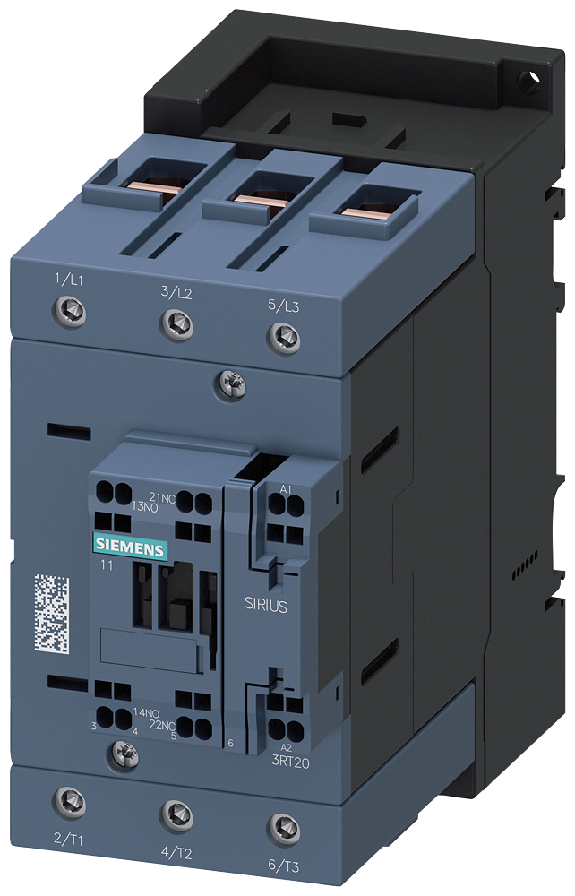 SIEMENS 3RT2045-3AP00 Contactor, AC-3e, 80 A/37 kW/400 V, 3-pole, 230 V AC/50 Hz, 1 NO+1 NC, screw terminal/spring-type terminal