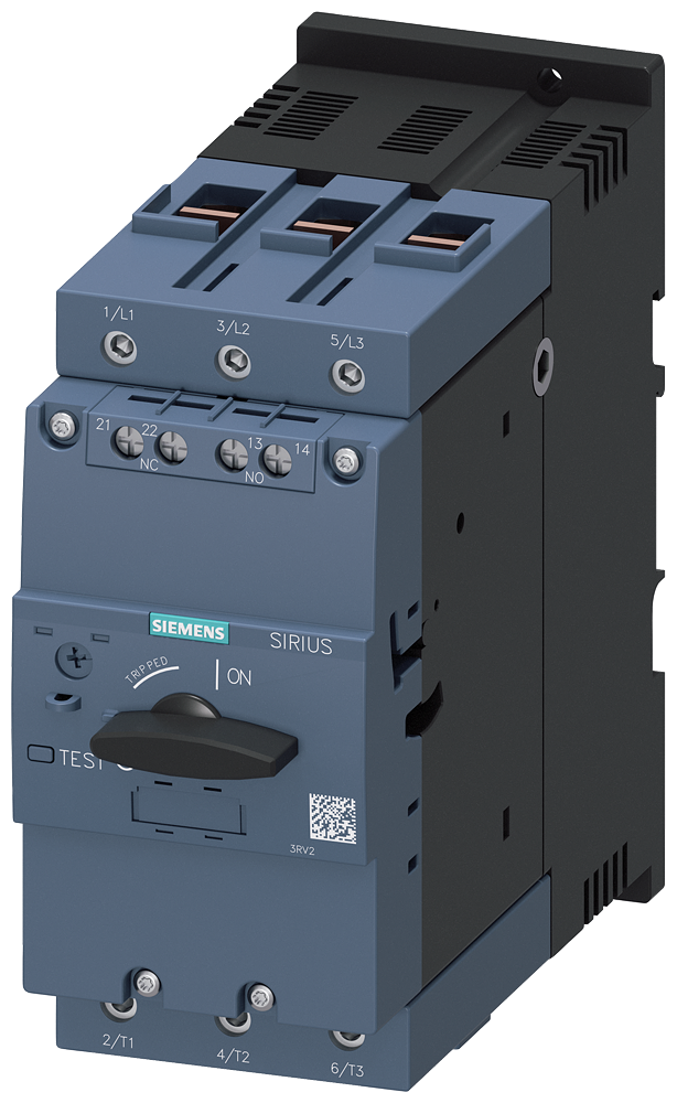 SIEMENS 3RV2041-4RA15 Circuit breaker, S3, motor protection, Class 10, A-release 65-84 A, short-circuit release 1170 A