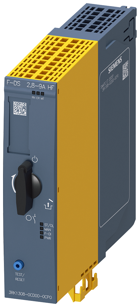 SIEMENS 3RK1308-0CD00-0CP0 Fail-safe direct on-line starter, electronic overload protection up to 4 kW/400 V, 2.8-9 A
