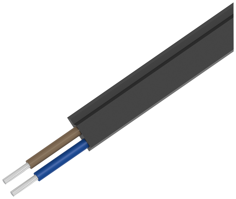 SIEMENS 3RX9020-0AA00 AS-i cable, shaped for ext. auxiliary voltage 24 V, black, rubber, 2x1.5 mm2