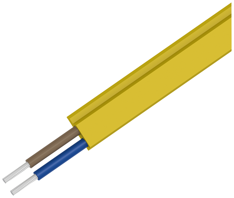 SIEMENS 3RX9010-0AA00 AS-i cable, shaped yellow, rubber, 2x1.5 mm2, 100 m from 100 m cable